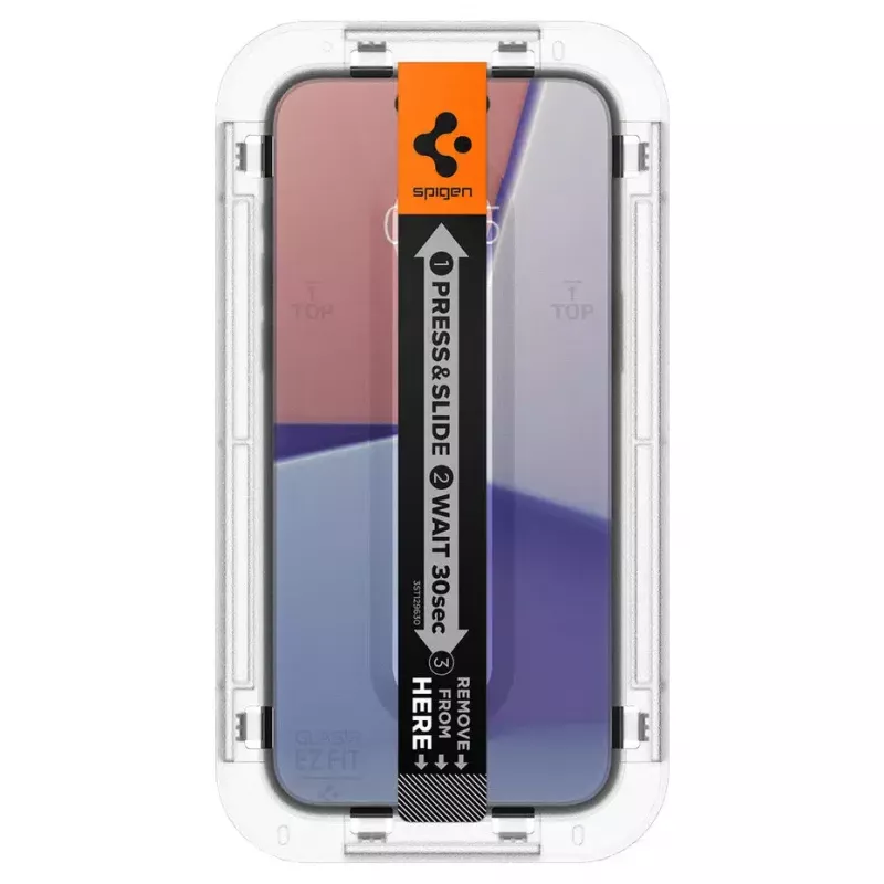 Spigen iPhone 15 Glas.tR EZ Fit apsauginis stiklas, grūdintas, permatomas