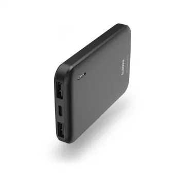 Hama Pocket 5 Power Pack 5000 mAh, 2x USB-A, antracitas