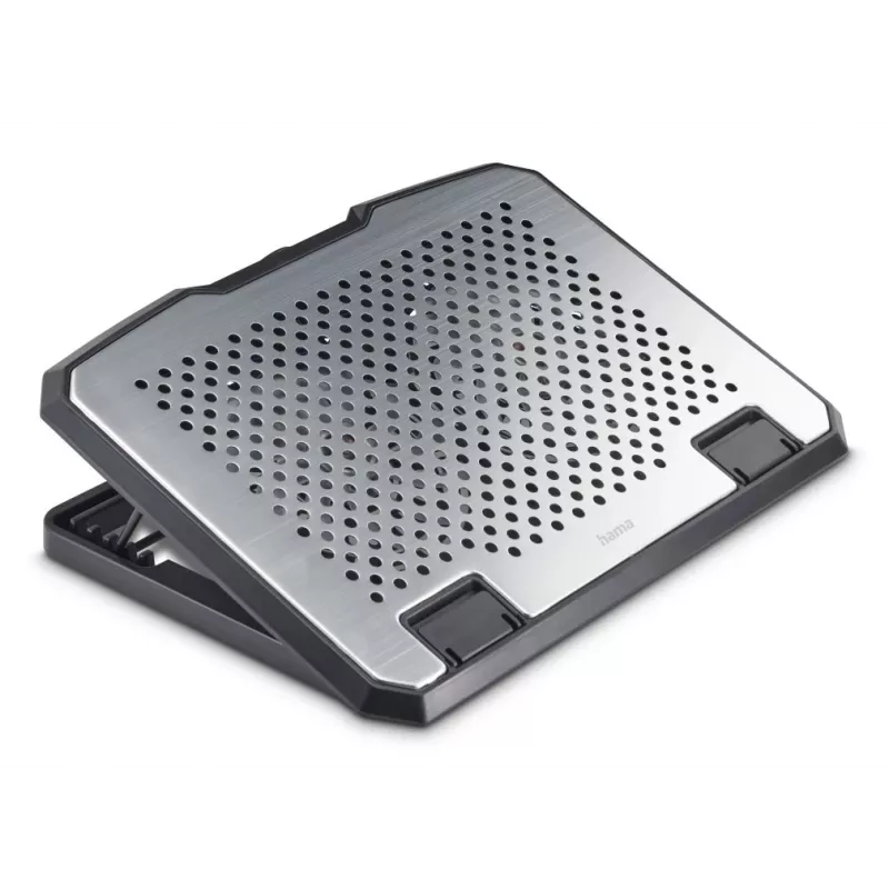 Hama aliumininis nešiojamojo kompiuterio aušinimo stovas 39,6 cm (15,6 colio) juodas