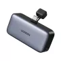 Nešiojama baterija (power bank) UGREEN 35338, 5000 mAh, pilka, vieno įrenginio išvestis