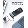 Nešiojama baterija (power bank) UGREEN 35338, 5000 mAh, pilka, vieno įrenginio išvestis