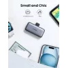 Nešiojama baterija (power bank) UGREEN 35338, 5000 mAh, pilka, vieno įrenginio išvestis