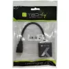 Techly HDMI į VGA adapteris, juodas, 0,1 m, 1920x1200, 60 Hz