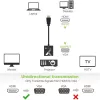 Techly HDMI į VGA adapteris, juodas, 0,1 m, 1920x1200, 60 Hz