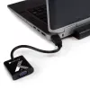Techly HDMI į VGA adapteris, juodas, 0,1 m, 1920x1200, 60 Hz
