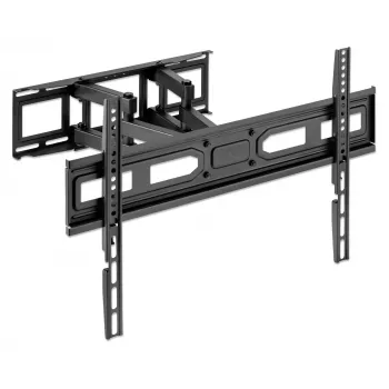 Manhattan TV ir monitoriaus laikiklis sieninis pilnas judesys 1 ekranui 37-65 juodas VESA 100x100 iki 600x400mm Max 40kg