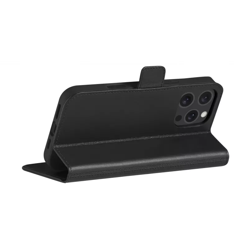 Dėklas-folio dbramante1928 iPhone 16 ProMax Juoda 3 kortelių kišenės