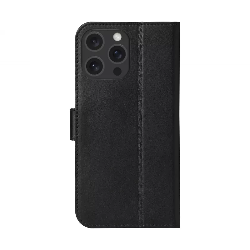 Dėklas-folio dbramante1928 iPhone 16 ProMax Juoda 3 kortelių kišenės