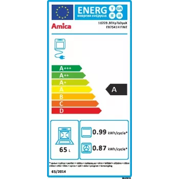 Įmontuojama elektrinė orkaitė Amica EB7541H FINE