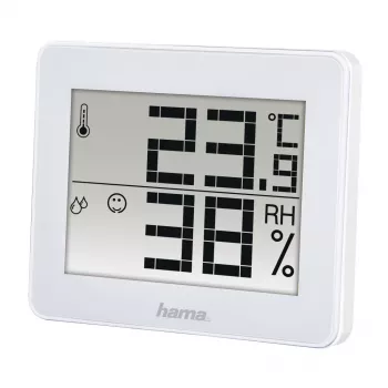 Skaitmeninis termometras higrometras Hama TH-130 Baltas