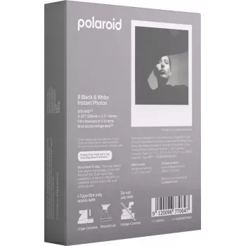 Polaroid nespalvota juostelė I-Type fotoaparatams, 8 vnt.