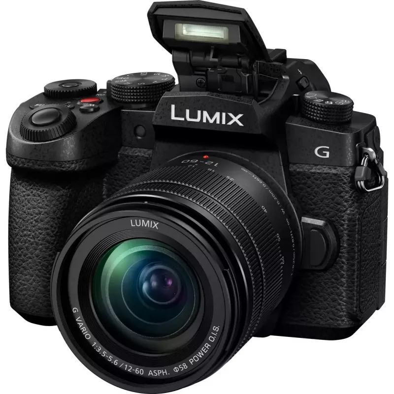 Panasonic Lumix DC-G97 beveidrodis fotoaparatas su Vario 12-60 mm F3.5-5.6 Power OIS objektyvu (DC-G97ME)