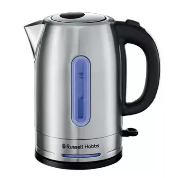Elektrinis virdulys Russell Hobbs 1.7 L 2400 W nerūdijantis plienas, vandens lygio indikatorius, 360° pagrindas