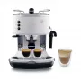 Espresso aparatas De’Longhi ECO 311.W — rankinis, 15 bar, 1,4 L, 2 puodeliai, šildymo funkcija