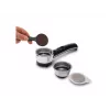 Espresso aparatas De’Longhi ECO 311.W — rankinis, 15 bar, 1,4 L, 2 puodeliai, šildymo funkcija