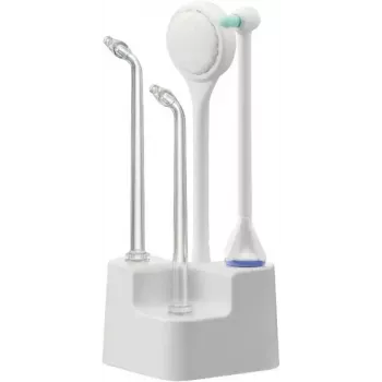 Stalinis burnos irigatorius Panasonic EW-1614W503, 0,6 L talpa, baltas, 4 antgaliai, 125×140×200 mm