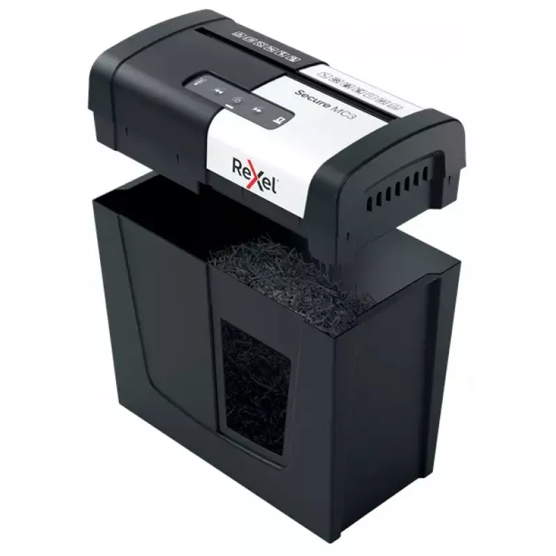 Rexel Secure MC3 Whisper-Shred Micro Cut popieriaus smulkintuvas P5