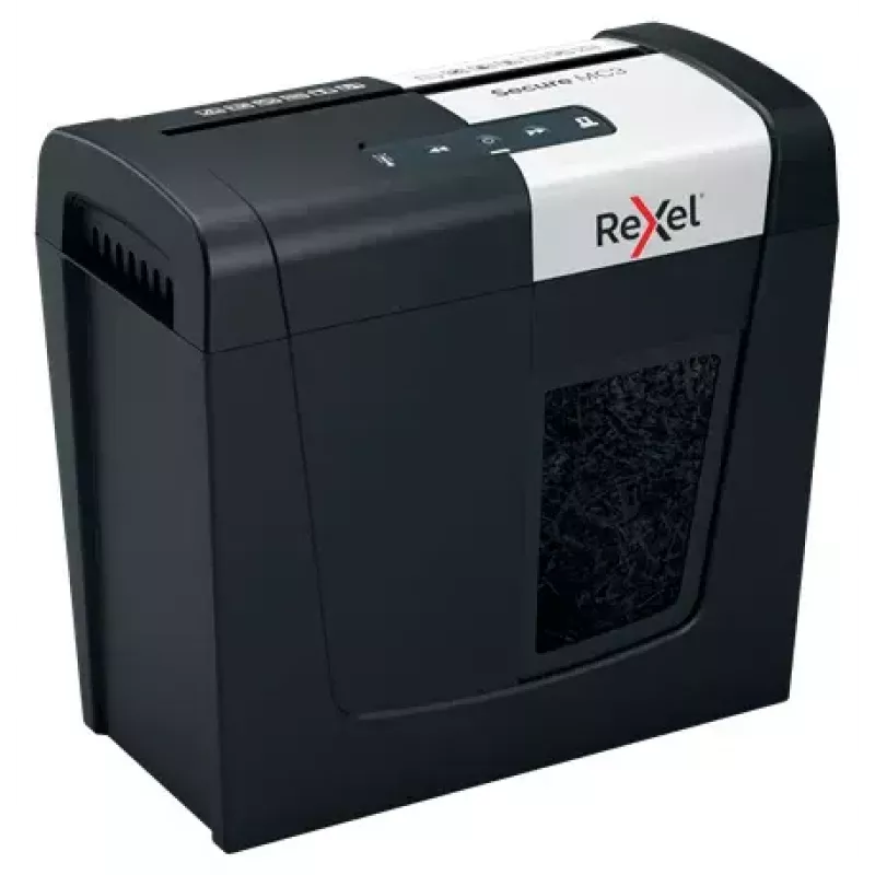 Rexel Secure MC3 Whisper-Shred Micro Cut popieriaus smulkintuvas P5