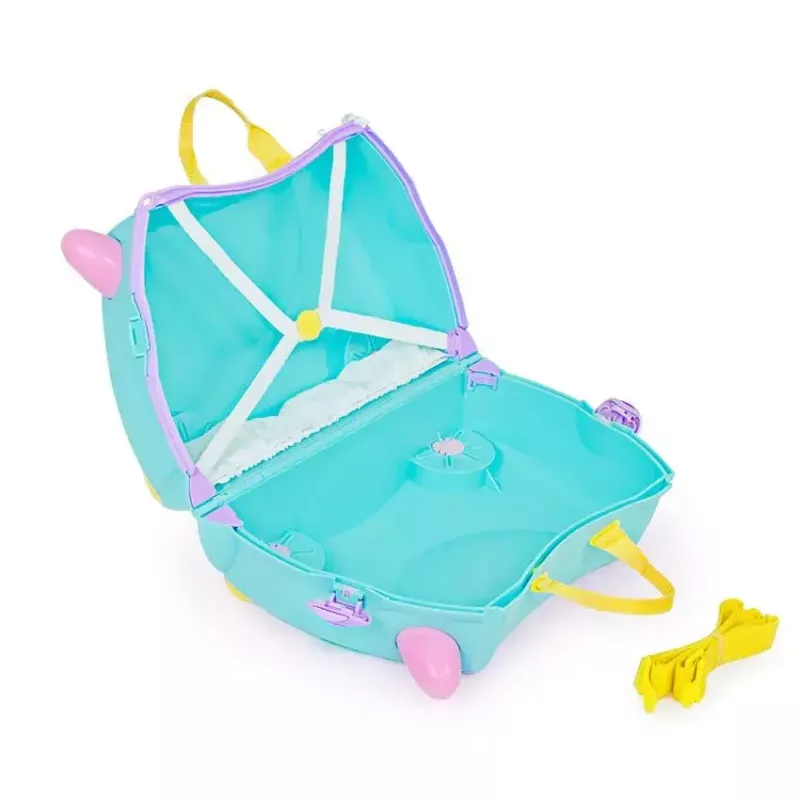 Trunki Una the Unicorn vaikiškas lagaminas 18L rožinė/turkio/geltona