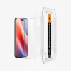 Apsauginis stiklas Spigen GLAS.tR EZ Fit Apple iPhone 16 Pro grūdintas stiklas skaidrus 2 vnt.
