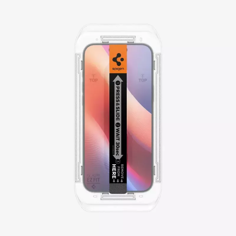 Apsauginis stiklas Spigen GLAS.tR EZ Fit Apple iPhone 16 Pro grūdintas stiklas skaidrus 2 vnt.