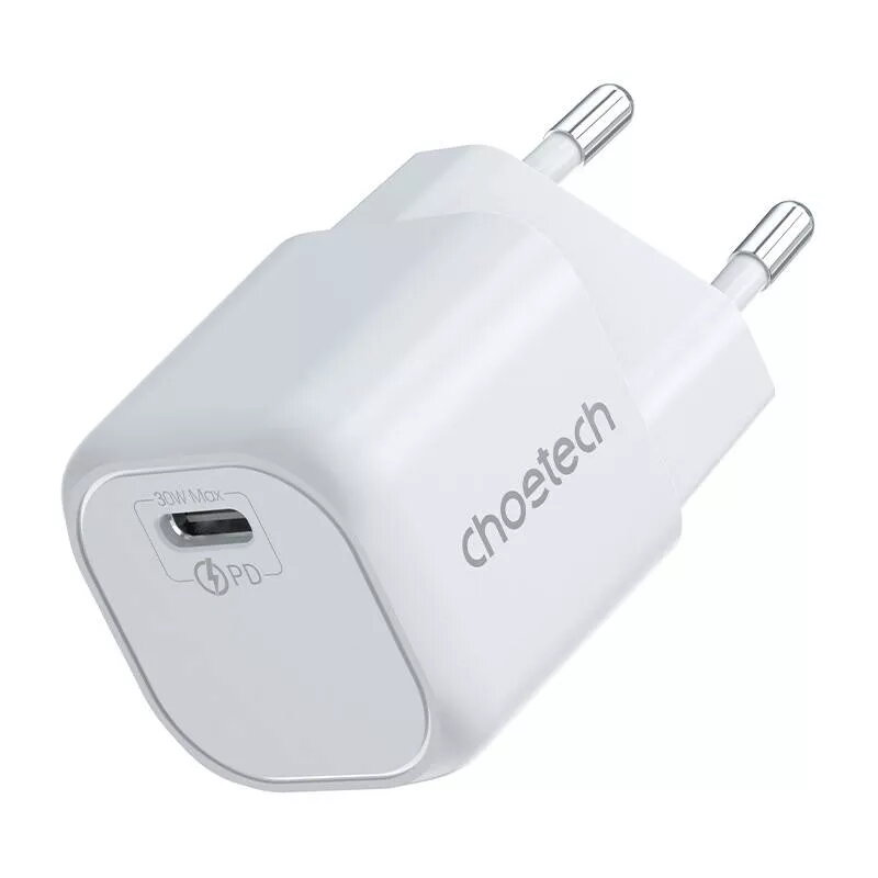 Įkroviklis CHOETECH PD5007 30W USB-C Power Delivery greitas įkrovimas telefonams ir planšetėms