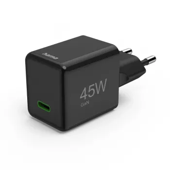 Hama 00201987 greitasis USB-C įkroviklis 45 W, juodas