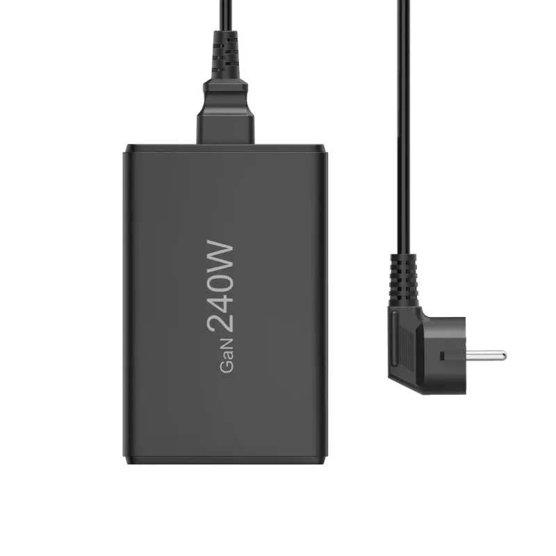 Įkrovimo stotelė HAMA 201977, 240W, 4× USB-C, 1× USB-A, juoda