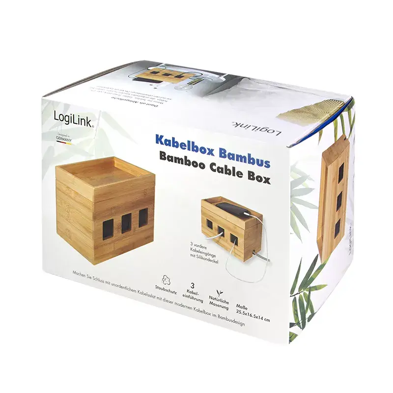 LogiLink KAB0076 medinis kabelių dėžutės dangtis 140x255x165 mm