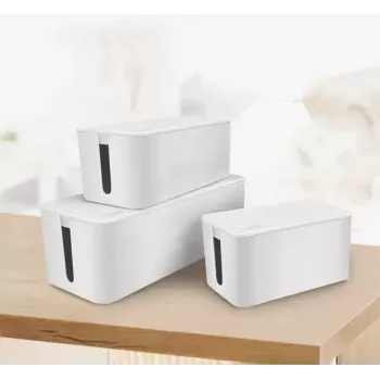 Dėžutė laidams LogiLink KAB0078 Universal White 3 vnt.