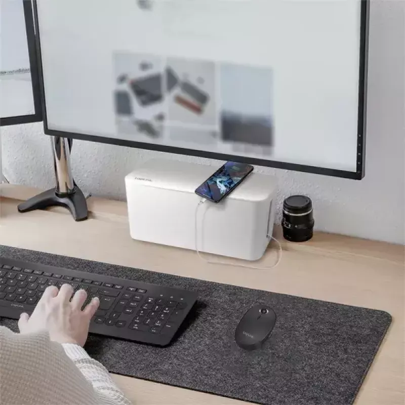 Dėžutė laidams LogiLink KAB0078 Universal White 3 vnt.