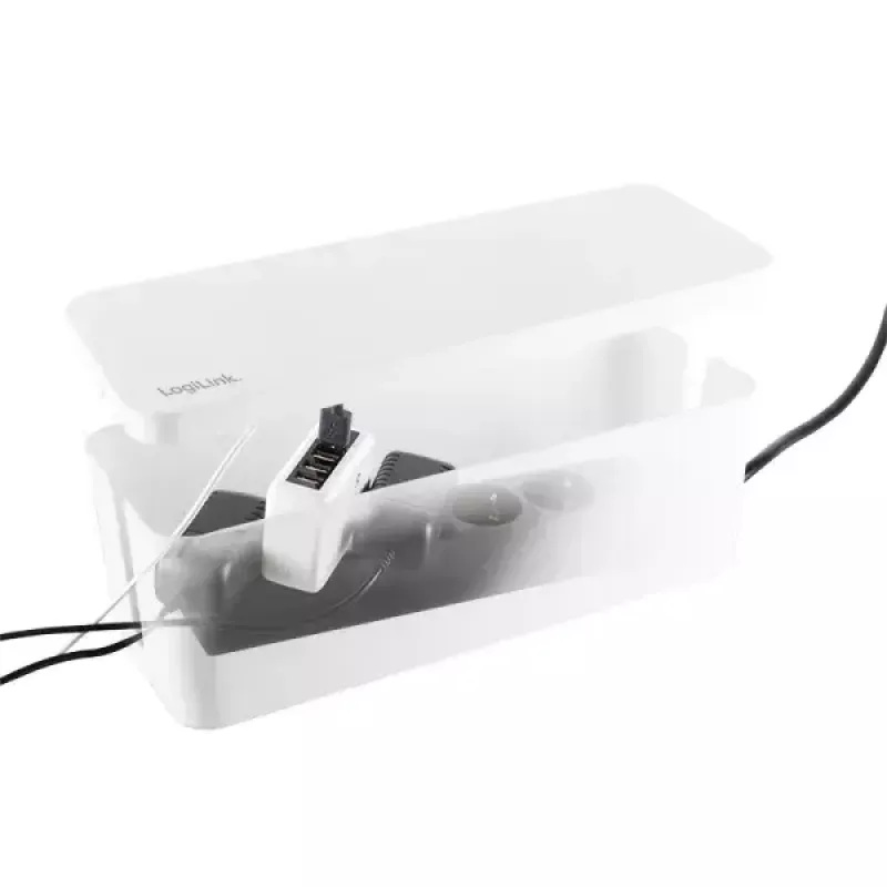 Dėžutė laidams LogiLink KAB0078 Universal White 3 vnt.