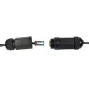 Tinklo kabelis LogiLink CQ7103S RJ-45 Cat6a 15 m juodas