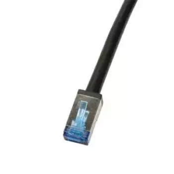 Tinklo laidas LogiLink CQ7113S RJ-45 Cat6a 20 m juodas