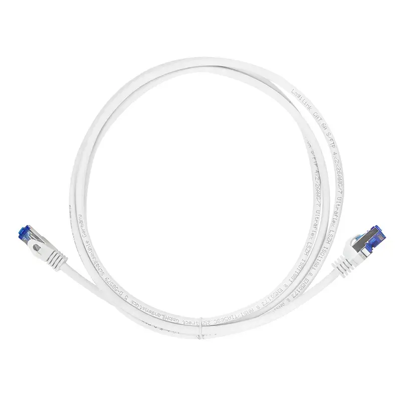 Tinklo kabelis LogiLink C6A061S RJ-45 Cat6a 3 m Baltas