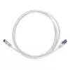 Tinklo kabelis LogiLink C6A022S RJ-45 Cat6a 0,5 m Pilka