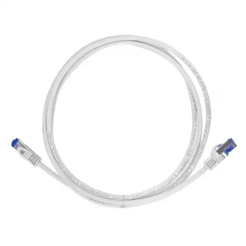 Tinklo kabelis LogiLink C6A022S RJ-45 Cat6a 0,5 m Pilka
