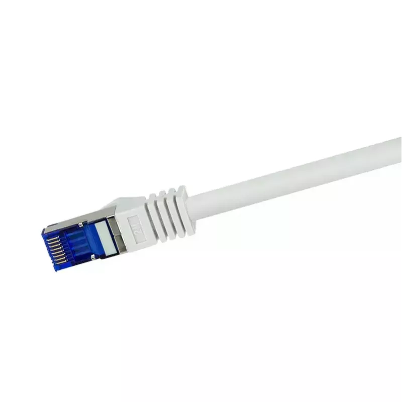 Tinklo kabelis LogiLink C6A022S RJ-45 Cat6a 0,5 m Pilka