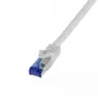 Tinklo kabelis LogiLink C6A102S RJ-45 Cat6a 15 m Pilka