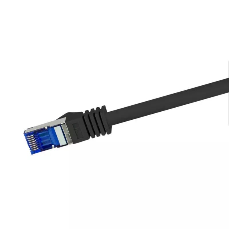 Tinklo kabelis LogiLink C6A033S RJ-45 Cat6a 1 m Juoda