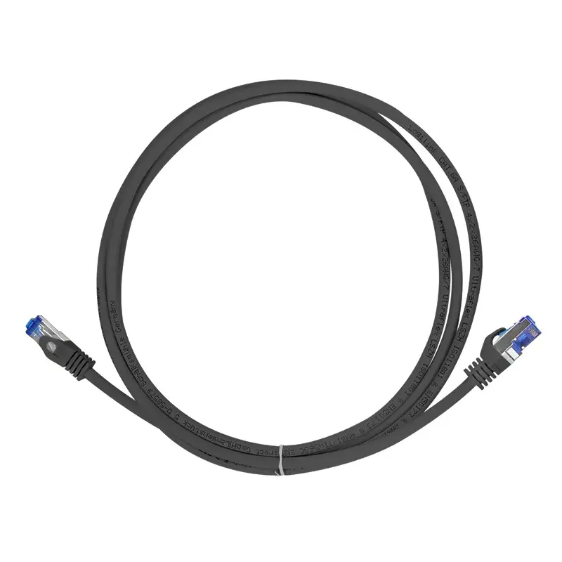 Tinklo kabelis LogiLink C6A053S RJ-45 Cat6a 2 m Juodas