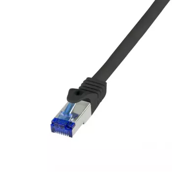 Tinklo kabelis LogiLink C6A103S RJ-45 Cat6a 15 m Juodas