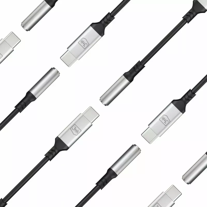 USB-C į 3,5 mm adapterinis kabelis 3MK 3,5 mm 1 vnt.