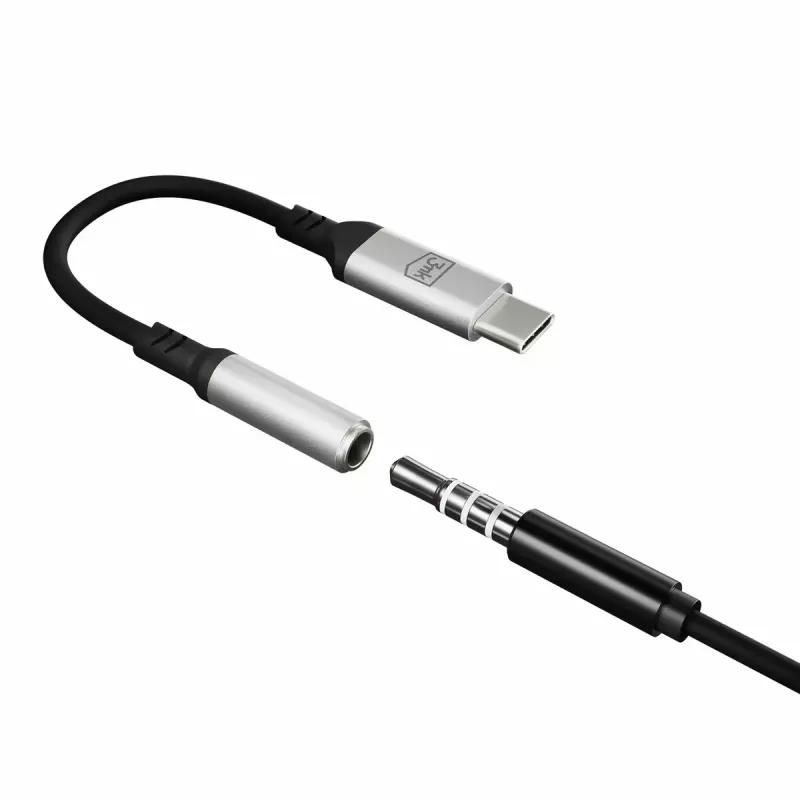 USB-C į 3,5 mm adapterinis kabelis 3MK 3,5 mm 1 vnt.