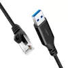 Tinklo kabelis LogiLink CU0406 RJ-45 Cat6 10 m Juodas
