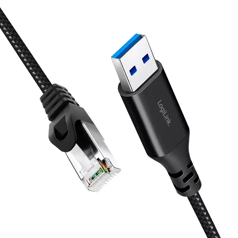 Tinklo kabelis LogiLink CU0406 RJ-45 Cat6 10 m Juodas