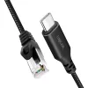 Tinklo kabelis LogiLink CU0411 Cat6 S/FTP 1,5 m USB-C (C/M) – RJ45 (M)