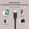 USB C į USB C laidas Unitek Y-C477BK01-2M, USB 3.2 Gen 1, 2 m, 5 Gbit/s, PD 60 W, juodas