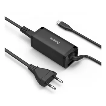 Hama 00200023 maitinimo adapteris 65 W juodas, vidaus, nešiojamam kompiuteriui
