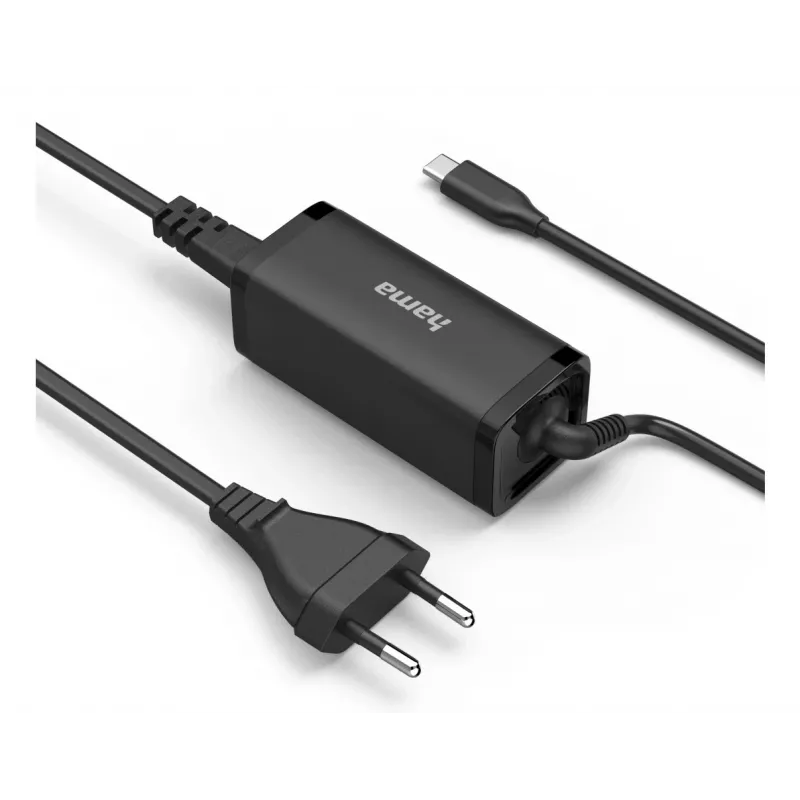 Hama 00200023 maitinimo adapteris 65 W juodas, vidaus, nešiojamam kompiuteriui